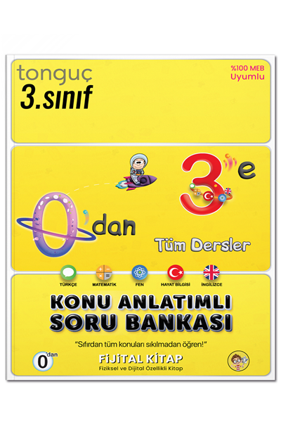 0'dan 3'e Tüm Dersler Konu Anlatımlı Soru Bankası - Tonguç Yayınları