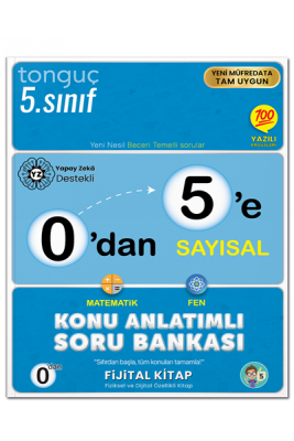 0'dan 5'e Sayısal Konu Anlatımlı Soru Bankası - Tonguç Yayınları