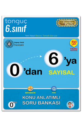 0'dan 6'ya Sayısal Konu Anlatımlı Soru Bankası - Tonguç Yayınları
