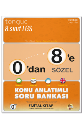 0'dan 8'e Sözel Konu Anlatımlı Soru Bankası - Tonguç Yayınları