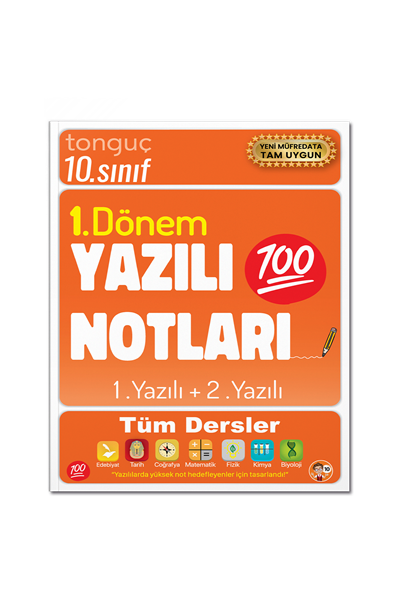 10. Sınıf Yazılı Notları 1. Dönem 1 ve 2. Yazılı - Tonguç Yayınları