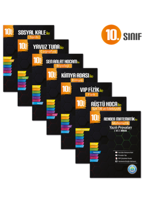 10. Sınıf Tüm Dersler Yazılı Provaları Seti - 1