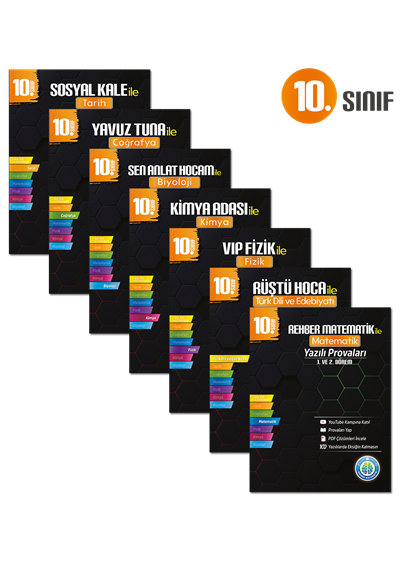 10. Sınıf Tüm Dersler Yazılı Provaları Seti - Yüksek Başarı Yayınları