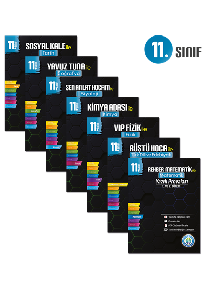11. Sınıf Tüm Dersler Yazılı Provaları Seti - Yüksek Başarı Yayınları