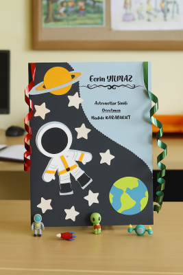 Karne Dosyası Astronot Temalı 25x35 cm - 1