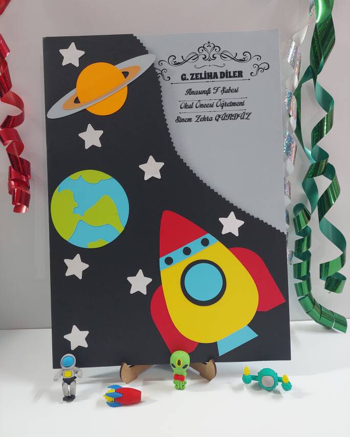 Karne Dosyası Roket Temalı25x35 cm - okulyolum (1)