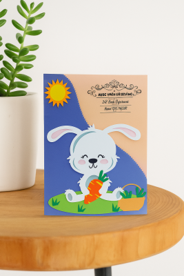 Karne Dosyası Sevimli Tavşan Temalı 25x35 cm - 1