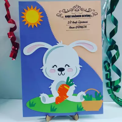 Karne Dosyası Sevimli Tavşan Temalı 25x35 cm - 2