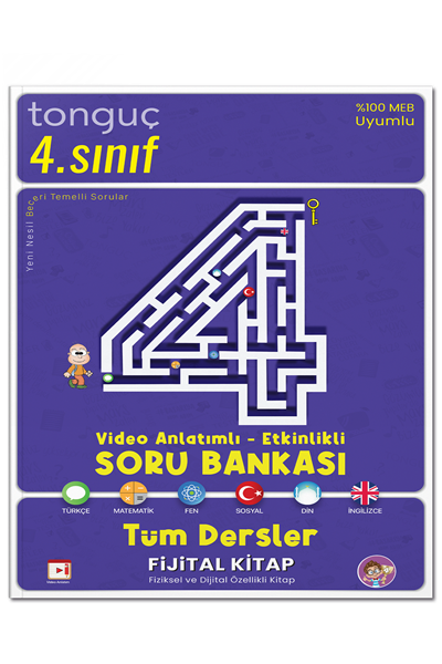 4. Sınıf Tüm Dersler Video Anlatımlı - Etkinlikli Soru Bankası - Tonguç Yayınları