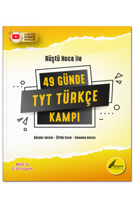 49 Günde TYT Türkçe Kampı Soru Bankası - Rüştü Hoca