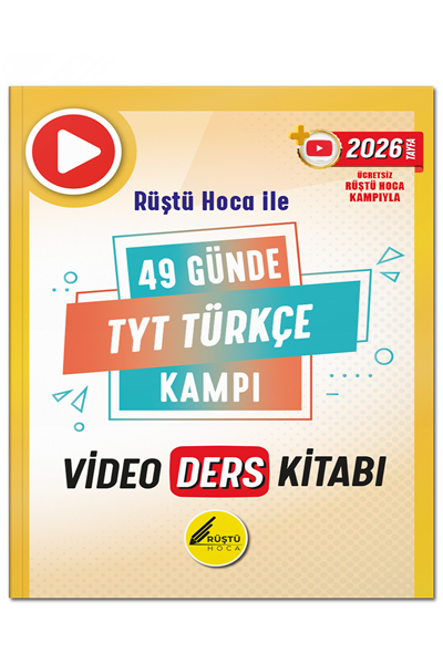 49 Günde TYT Türkçe Video Ders Kitabı - Rüştü Hoca