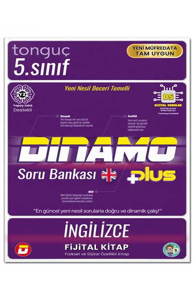 5. Sınıf İngilizce Dinamo Soru Bankası - Tonguç Yayınları