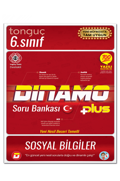 6. Sınıf Dinamo Sosyal Bilgiler Soru Bankası - Tonguç Yayınları