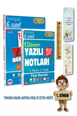 6. Sınıf Maarif Model 1. Dönem 1 ve 2. Yazılı Notları ve Denemeleri - 1