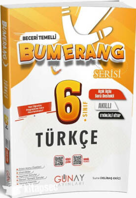 6. Sınıf Türkçe Etkinlikli Bumerang Serisi Günay Yayınları - Günay Yayınları