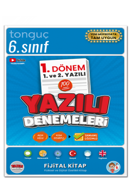 6. Sınıf Yazılı Denemeleri 1. Dönem 1 ve 2. Yazılı - Tonguç Yayınları