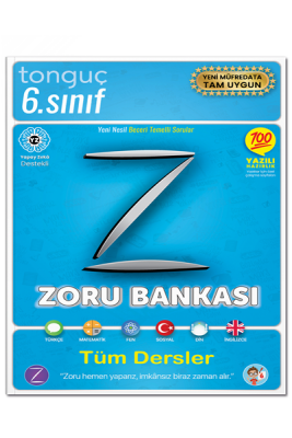 6. Sınıf Zoru Bankası Tüm Dersler - Tonguç Yayınları