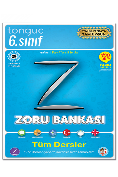 6. Sınıf Zoru Bankası Tüm Dersler - Tonguç Yayınları