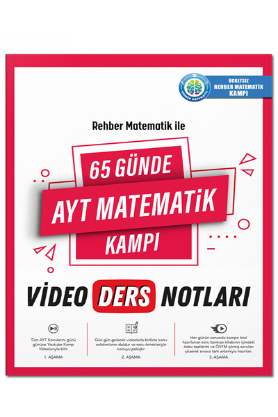 65 Günde AYT Matematik Video Ders Notları - Rehber Matematik Yayınları