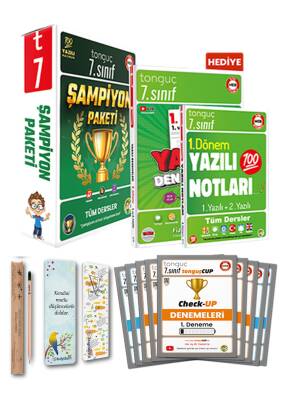 7. Sınıf Şampiyon Paketi - Check-Up Denemeleri (1. Dönem Yazılı Seti Hediye) - Tonguç Yayınları