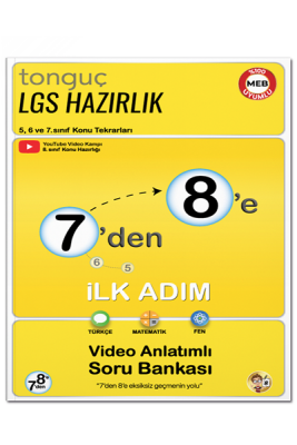 7'den 8'e Hazırlık Kitabı Video Anlatımlı Soru Bankası - 1