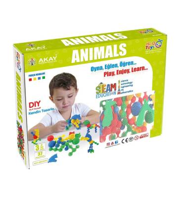 Animals Yapı Lego 37 Parça Blokları - 1