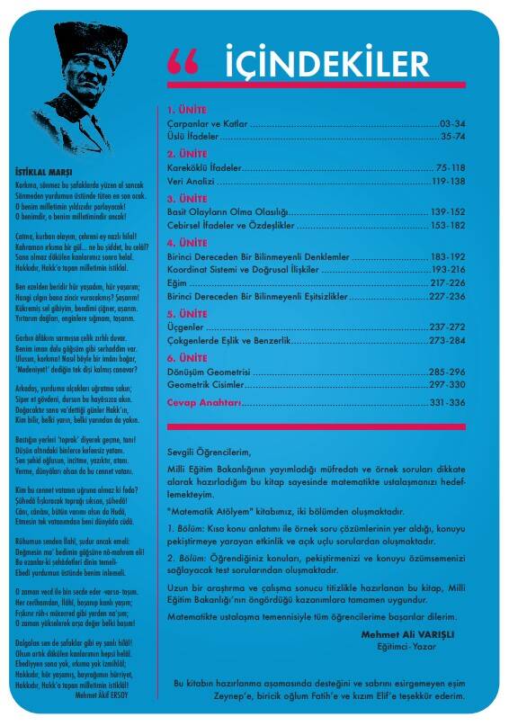 Arı 8. Sınıf Matematik Atölyem - 3
