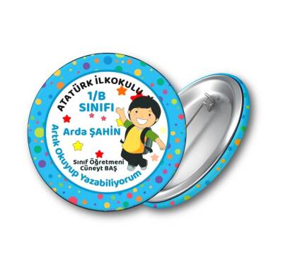 Artık Okuyup Yazabiliyorum İsimli Başarı Rozeti - 1