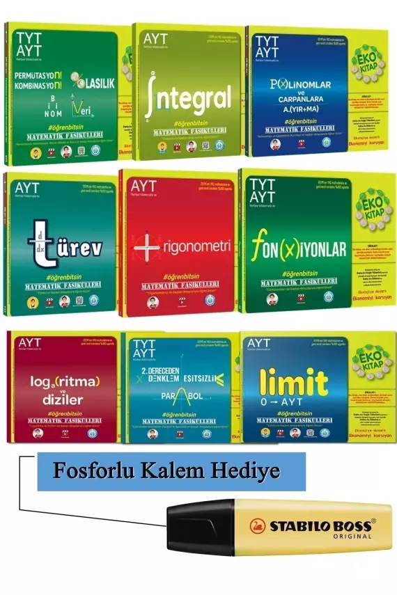 AYT Matematik Fasikülleri Seti Eko - 1