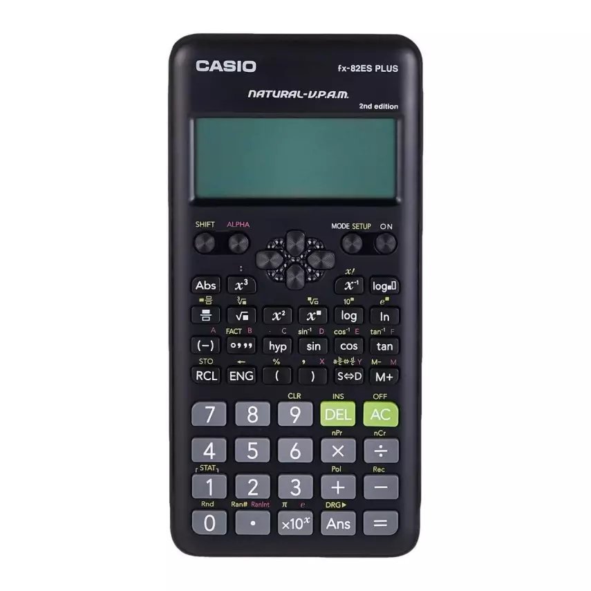 Casio Hesap Makinası Bilimsel Fonksiyonlu FX-82ES Plus 2nd Edition Siyah - 1