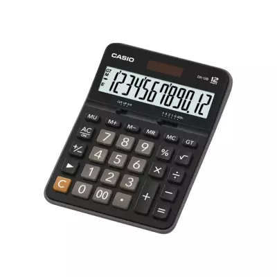 Casio Hesap Makinesi DX-12B-BK - 1