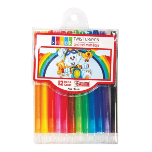 Çevirmeli 12 li Mum Boya - 1