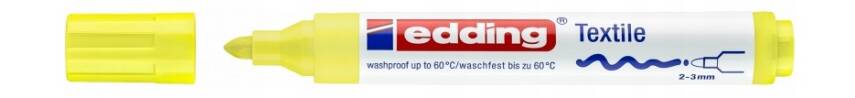 Edding 4500 Kumaş Boyama Kalemi Fosforlu Sarı - 1