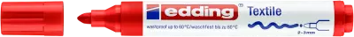 Edding 4500 Tekstil Kalemi 2-3mm Kırmızı - 1