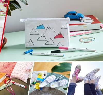 Edding 4500 Tekstil Kalemi 2-3mm Kırmızı - 2