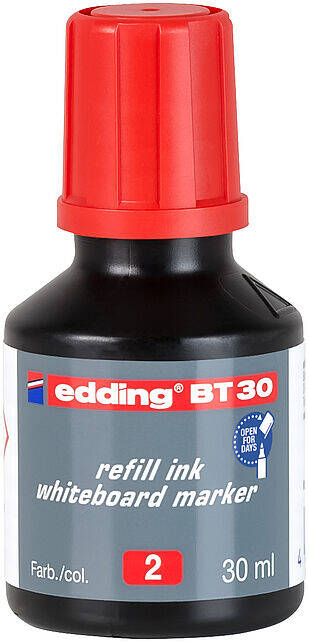 Edding BT 30 Yedek Mürekkep 30 ml Kırmızı - Edding