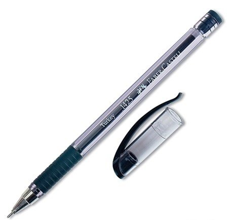 Faber-Castell 1425 İğne Uçlu Tükenmez Kalem Siyah - Faber Castell