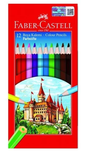 Faber-Castell Boya Kalemi Tam Boy 12 Renk - 1