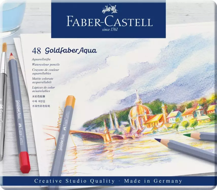 Faber Castell Creative Studio Goldfaber Aquarell Boya Kalemi 48 Renk - Faber Castell (1)