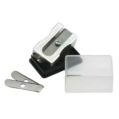 Faber-Castell Metal Kalemtraş Tekli Kutulu 2 Adet Yedek Bıçaklı - 2