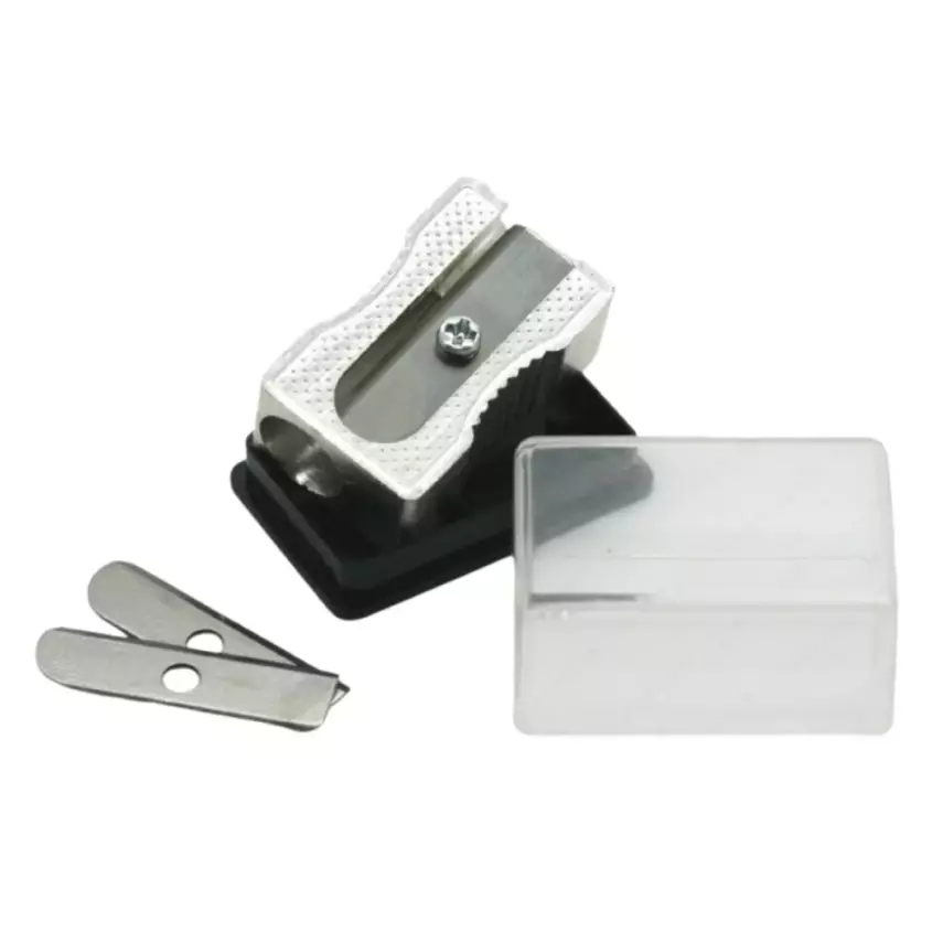 Faber-Castell Metal Kalemtraş Tekli Kutulu 2 Adet Yedek Bıçaklı - Faber Castell (1)