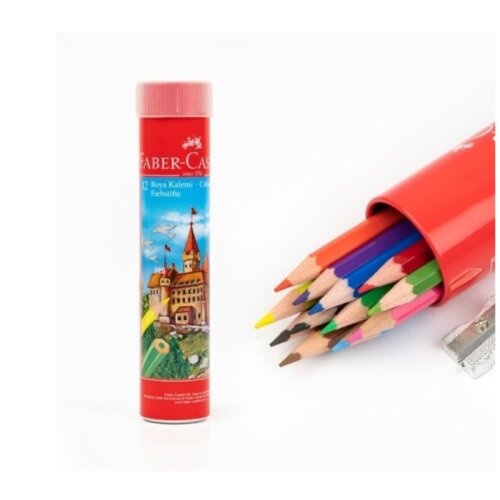Faber Castell Metal Tüpte Boya Kalemi 12 Renk - Faber Castell