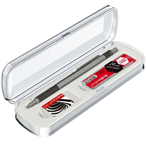 Graph-X 3'lü Set Mekanik Kurşun Kalem 0.5 mm Kurşun Gri - Scrikss (1)