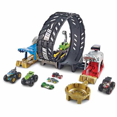 Hot Wheels Monster Trucks Çemberde Yarış Seti HBH70 - 4