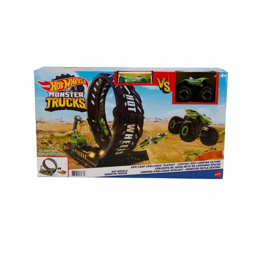 Hot Wheels Monster Trucks Çemberde Yarış Seti HBH70 - Hot Wheels - Mattel (1)