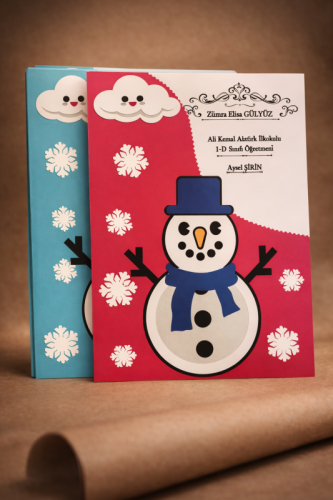 Karne Dosyası Kardanadam 25x35 cm - okulyolum