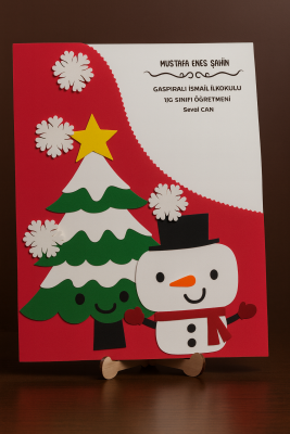 Karne Dosyası Kış Temalı 25x35 cm - Okulyolum