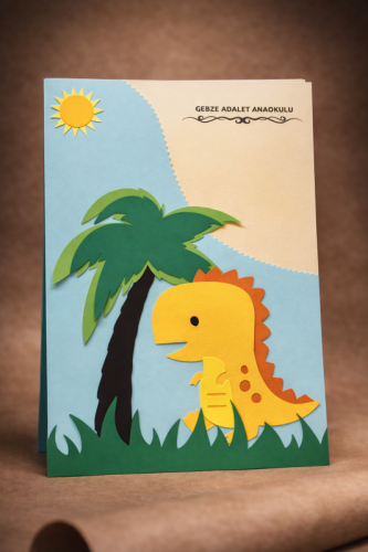 Karne Dosyası Sevimli Dinazor 25x35 cm - okulyolum (1)