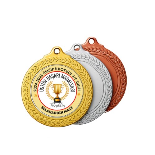 Kişiye Özel Üstün Başarı Madalyası - okulyolum