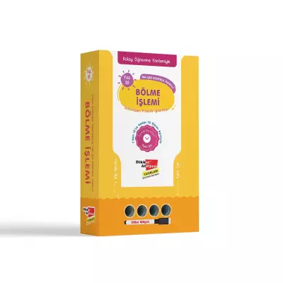 Kolay Öğrenme Yöntemiyle Yaz Sil Bölme İşlemi Oyunu - 1